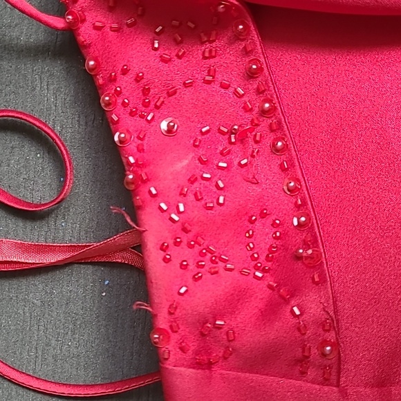 Michaelangelo Size 4 Red Formal/Prom Dress - Picture 3 of 3